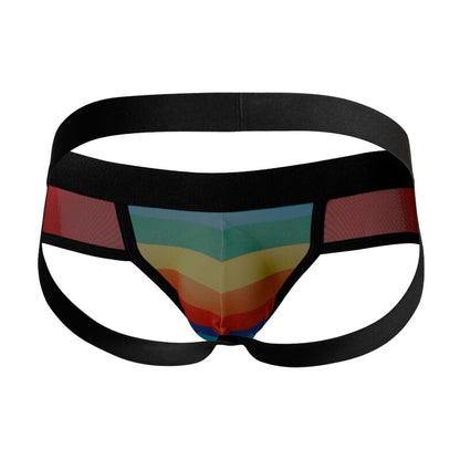 Cut4Men Jockstrap Rainbow L | Niks.fi verkkokauppa