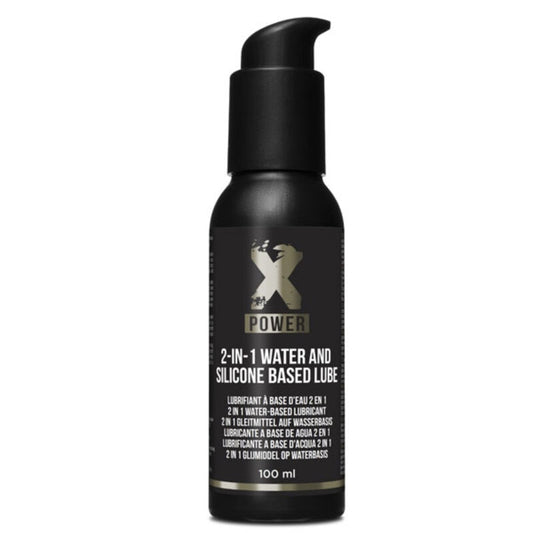 Xpower 2-In-1 Water And Silicone Based Lube 100 Ml | Niks.fi verkkokauppa