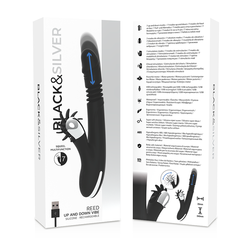 Black&Silver Bunny Reed Up & Down Vibe | Niks.fi verkkokauppa
