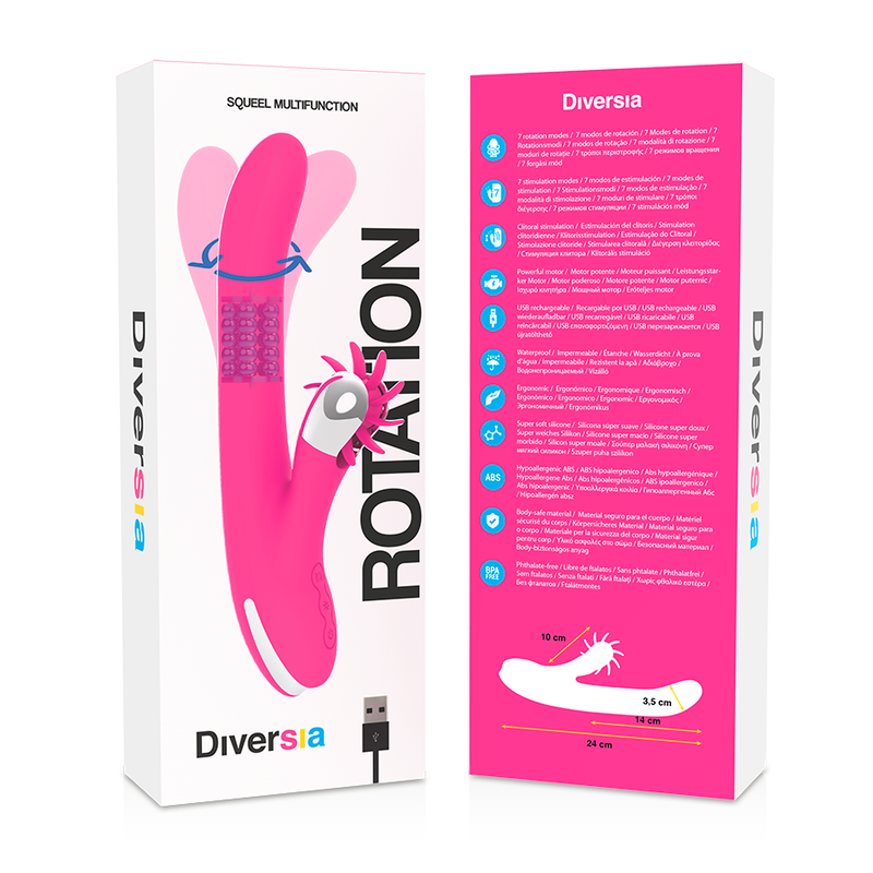 Diversia Bunny Rotation 24 Cm | Niks.fi verkkokauppa