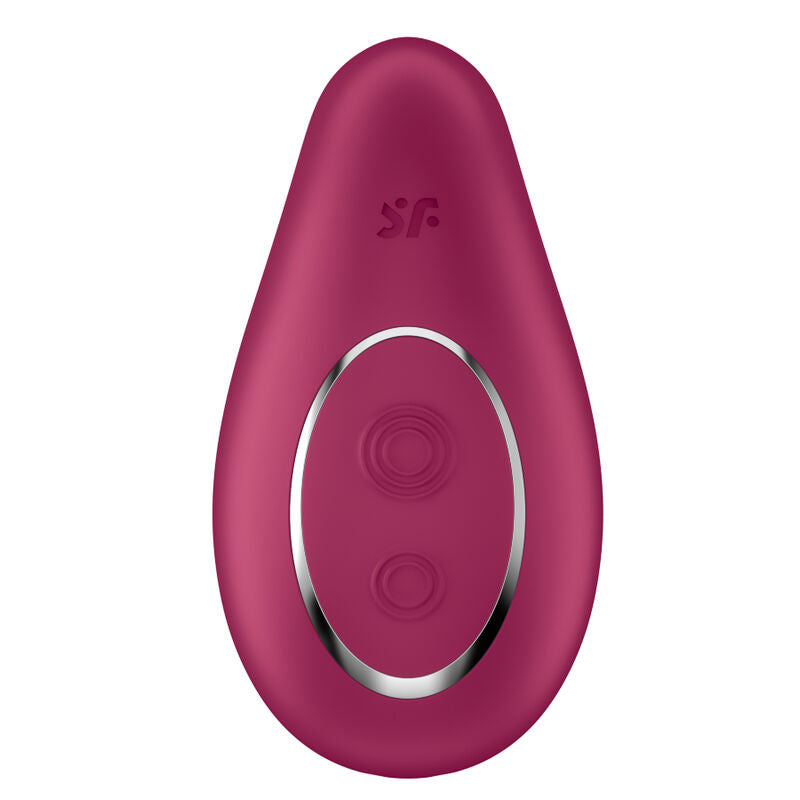 Satisfyer Dipping Delight Lay-On - Vibraattori - Punainen | Niks.fi verkkokauppa