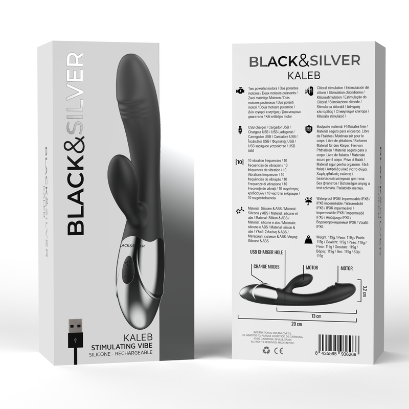 Black&Silver Kaleb Stimulating Vibe | Niks.fi verkkokauppa