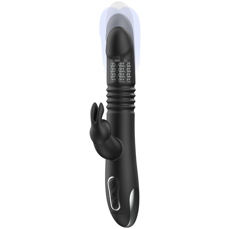 Black&Silver Kenji Stimulating Vibe Compatible With Watchme Wireless Technology | Niks.fi verkkokauppa