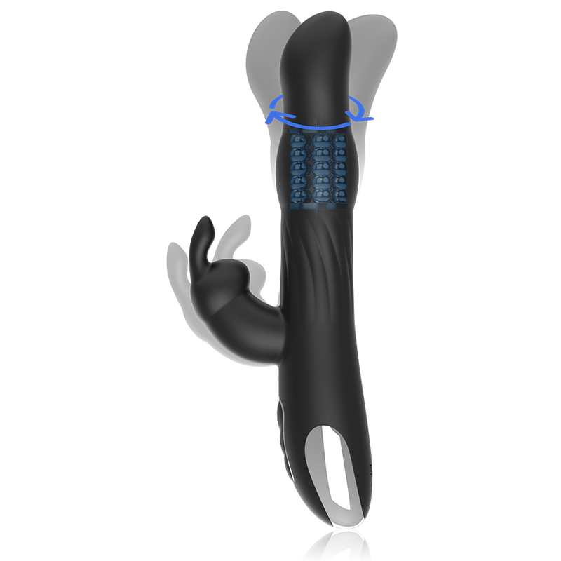 Brilly Glam- Moebius Rabbit Vibrator & Rotator Compatible With Watchme Wireless Technology | Niks.fi verkkokauppa