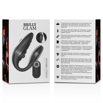 Brilly Glam Couple Pulsing & Vibrating Remote Control | Niks.fi verkkokauppa