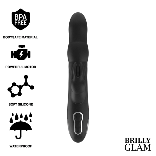 Brilly Glam- Moebius Rabbit Vibrator & Rotator Compatible With Watchme Wireless Technology | Niks.fi verkkokauppa