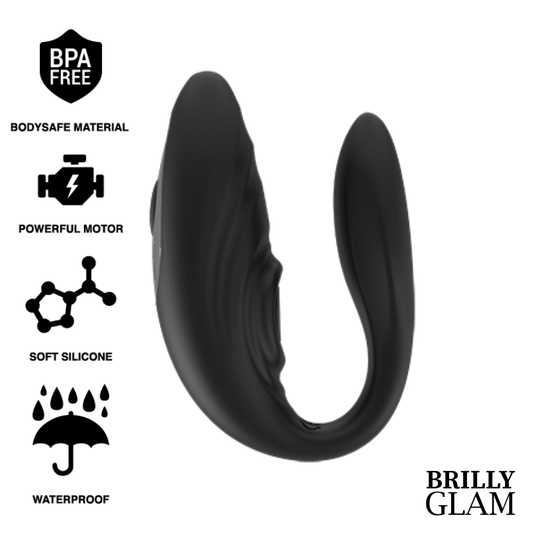 Brilly Glam Couple Pulsing & Vibrating Remote Control | Niks.fi verkkokauppa