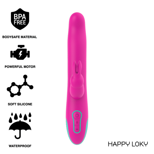 Happy Loky Pluto Rabbit Vibrator & Rotator Watchme Wireless Technology Compatible | Niks.fi verkkokauppa