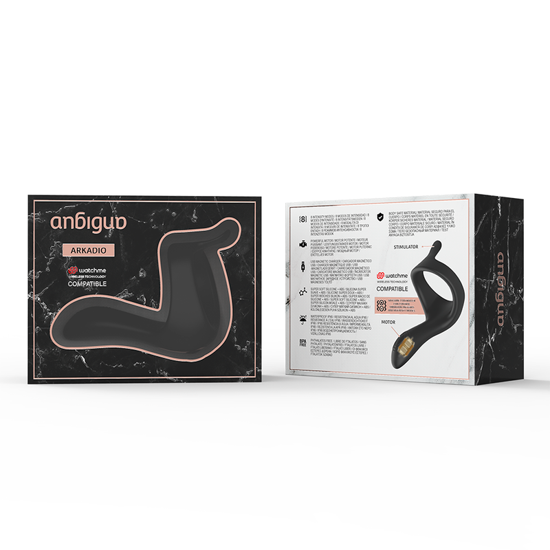 Anbiguo Arkadio Gland & Perineum Stimulator Compatible With Watchme Wireless Technology | Niks.fi verkkokauppa