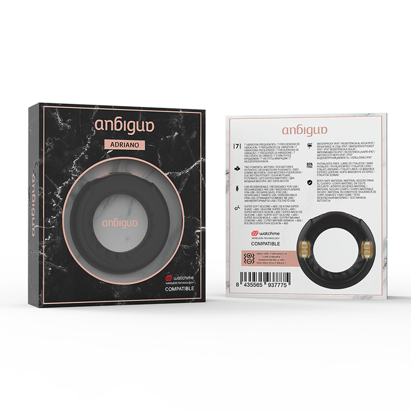 Anbiguo Adriano Vibrating Ring Compatible With Watchme Wireless Technology | Niks.fi verkkokauppa
