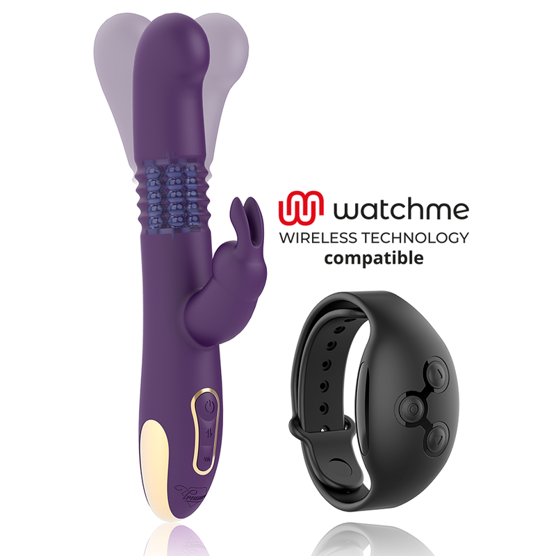 Treasure Bastian Rabbit Up & Down, Rotator & Vibrator Compatible With Watchme Wireless Technology | Niks.fi verkkokauppa