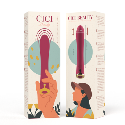 Cici Beauty Premium Silicone Push Bullet | Niks.fi verkkokauppa