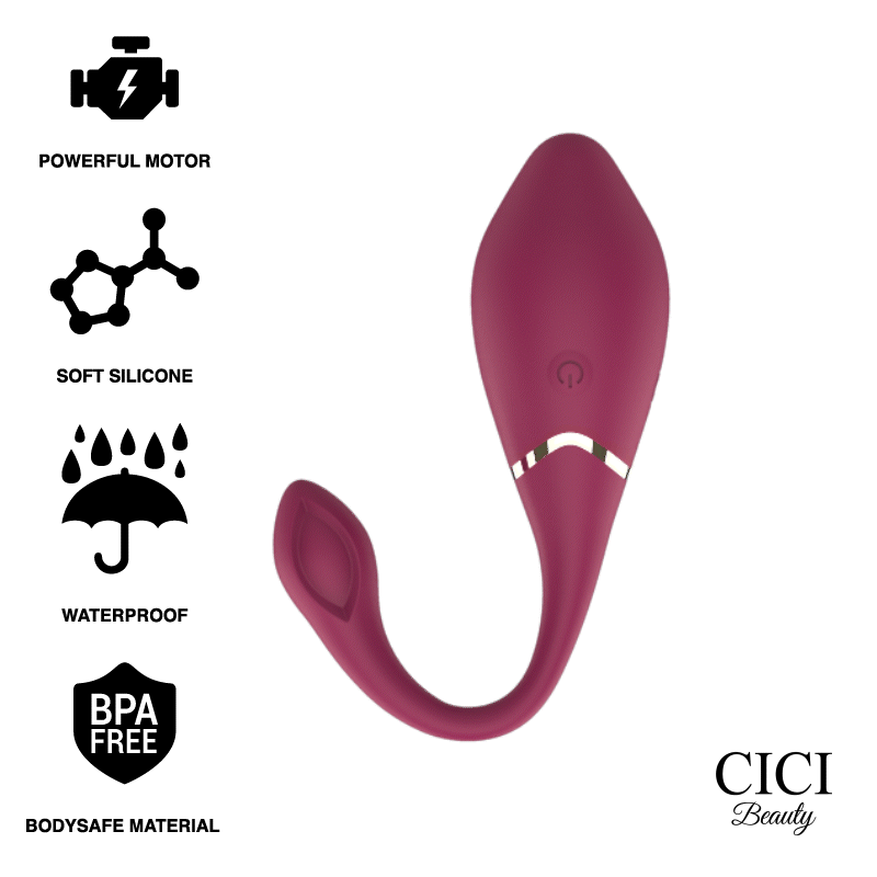 Cici Beauty Premium Silicone Egg Vibrator Remote Control | Niks.fi verkkokauppa