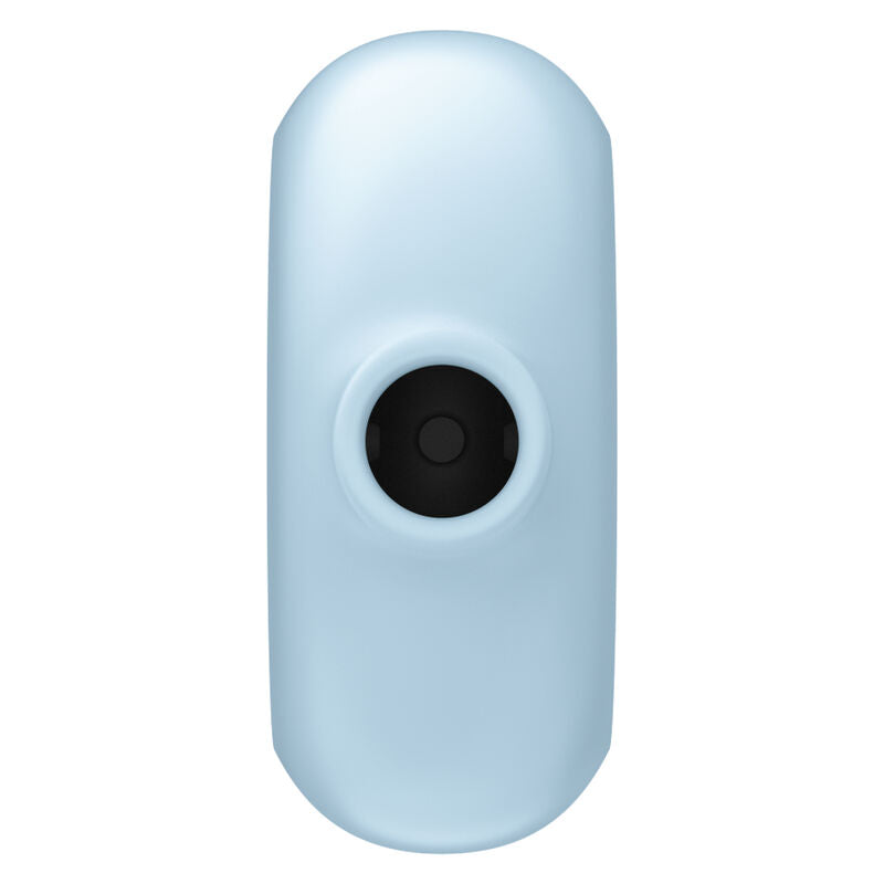 Satisfyer Pro To Go 3 Double Air Pulse Stimulator & Vibrator Blue | Niks.fi verkkokauppa