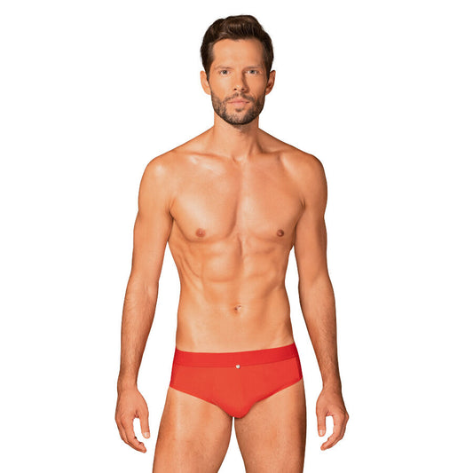 Obsessive Boldero Briefs Red S/M | Niks.fi verkkokauppa