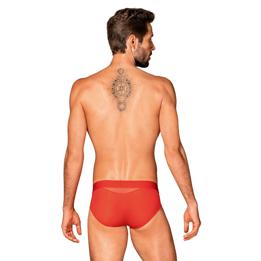 Obsessive Boldero Briefs Red S/M | Niks.fi verkkokauppa