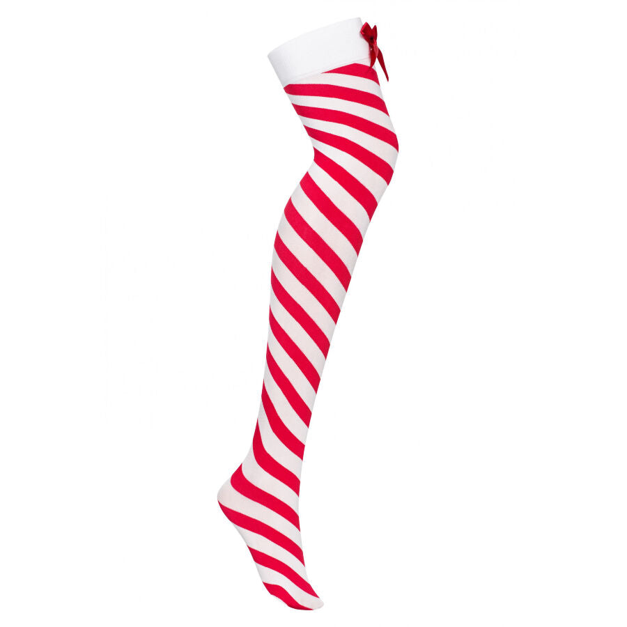 Obsessive Kissmas Stockings S/M | Niks.fi verkkokauppa