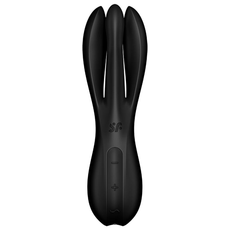 Satisfyer Threesome 2 Vibrator Black | Niks.fi verkkokauppa