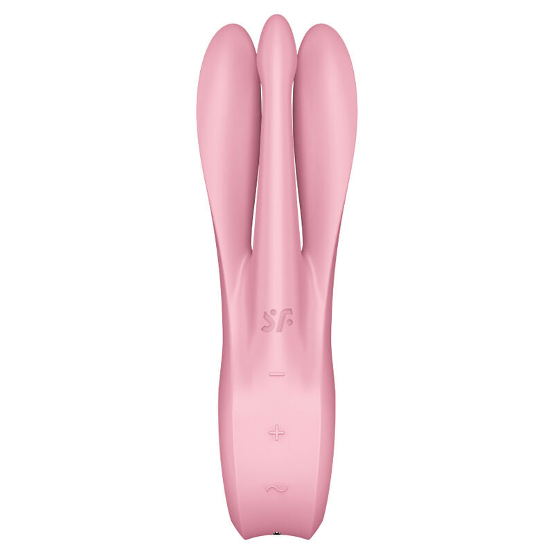 Satisfyer Threesome 1 Vibrator Pink | Niks.fi verkkokauppa