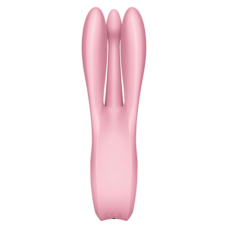 Satisfyer Threesome 1 Vibrator Pink | Niks.fi verkkokauppa
