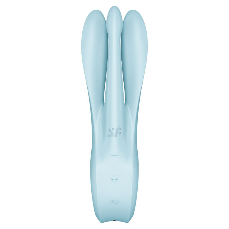 Satisfyer Threesome 1 Vibrator Blue | Niks.fi verkkokauppa