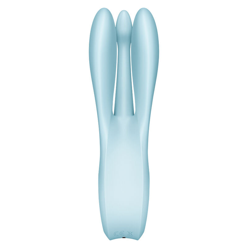 Satisfyer Threesome 1 Vibrator Blue | Niks.fi verkkokauppa