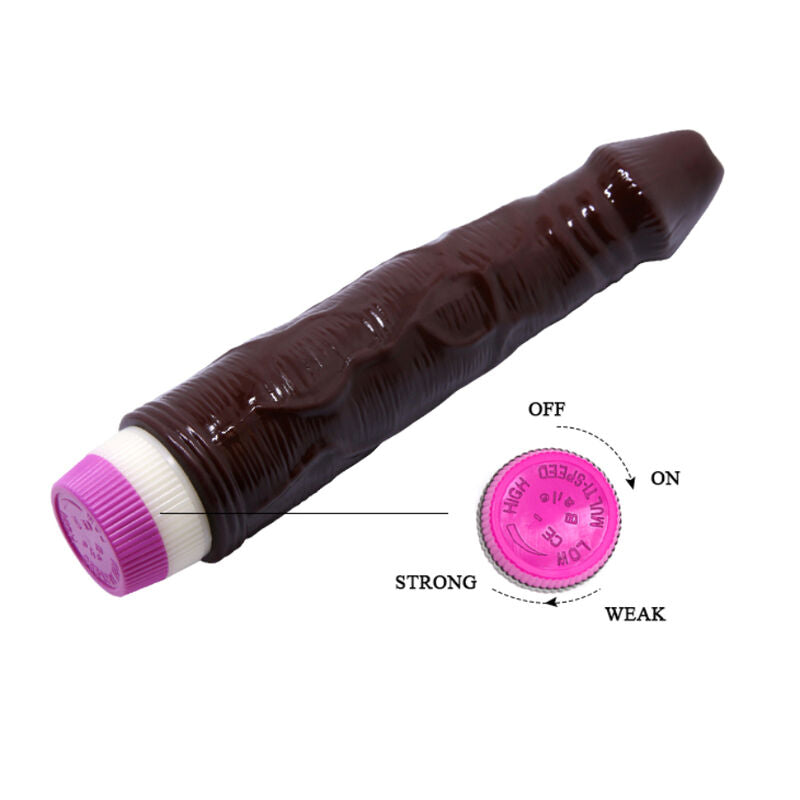 Baile Waves Of Pleasure Vibrator 23 Cm Brown | Niks.fi verkkokauppa