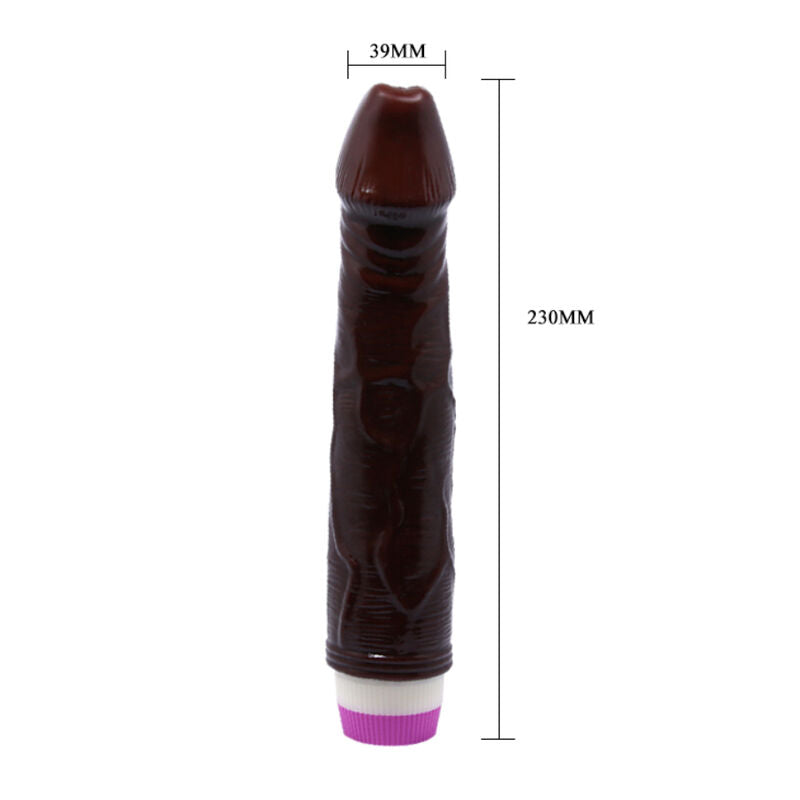 Baile Waves Of Pleasure Vibrator 23 Cm Brown | Niks.fi verkkokauppa