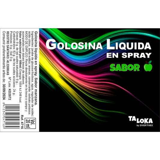 Taloka Liquid Apple Candy Spray | Niks.fi verkkokauppa