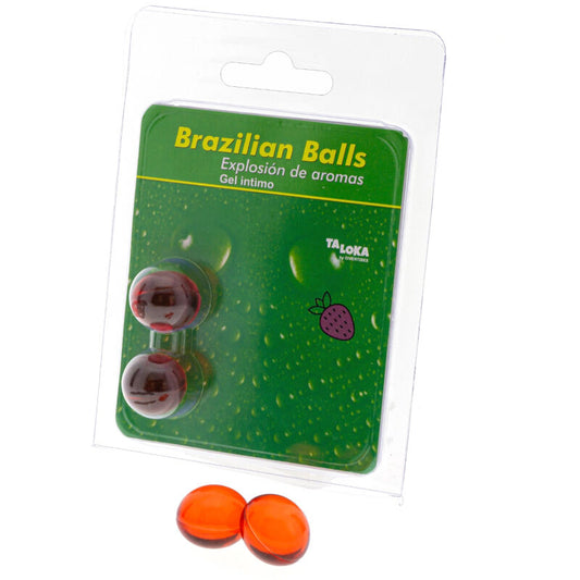 Taloka 2 Brazilian Balls Strawberry Intimate Gel | Niks.fi verkkokauppa