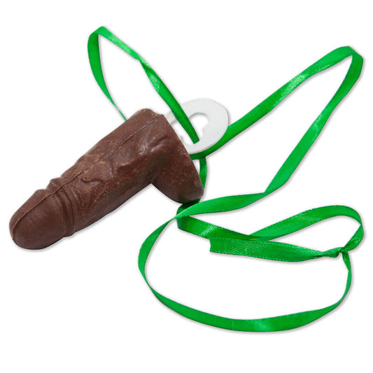 Diablo Picante Dark Chocolate Penis Pacifier | Niks.fi verkkokauppa