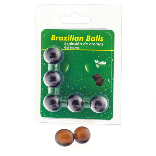 Taloka 5 Brazilian Balls Chocolate Intimate Gel | Niks.fi verkkokauppa