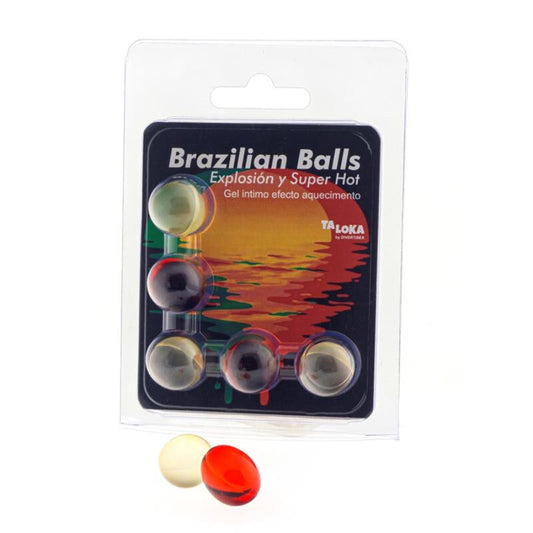 Taloka 5 Brazilian Balls Super Hot Effect Exciting Gel | Niks.fi verkkokauppa