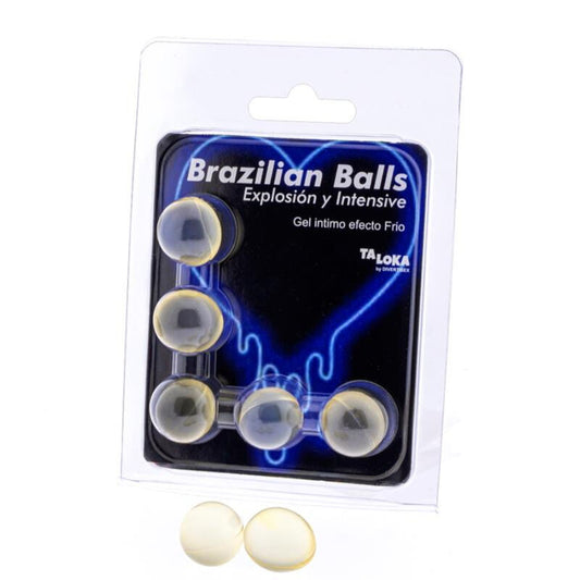 Taloka 5 Brazilian Balls Cold & Vibration Effect Exciting Gel | Niks.fi verkkokauppa