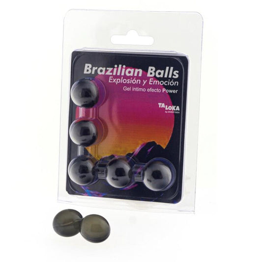 Taloka 5 Brazilian Balls Power Effect Exciting Gel | Niks.fi verkkokauppa