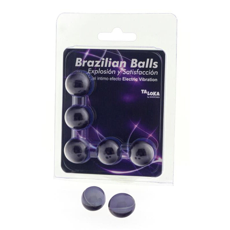 Taloka 5 Brazilian Balls Electric Vibrating Effect Exciting Gel | Niks.fi verkkokauppa