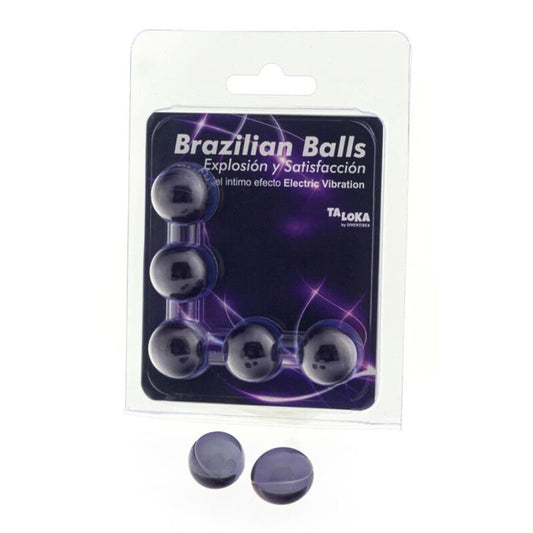 Taloka 5 Brazilian Balls Electric Vibrating Effect Exciting Gel | Niks.fi verkkokauppa