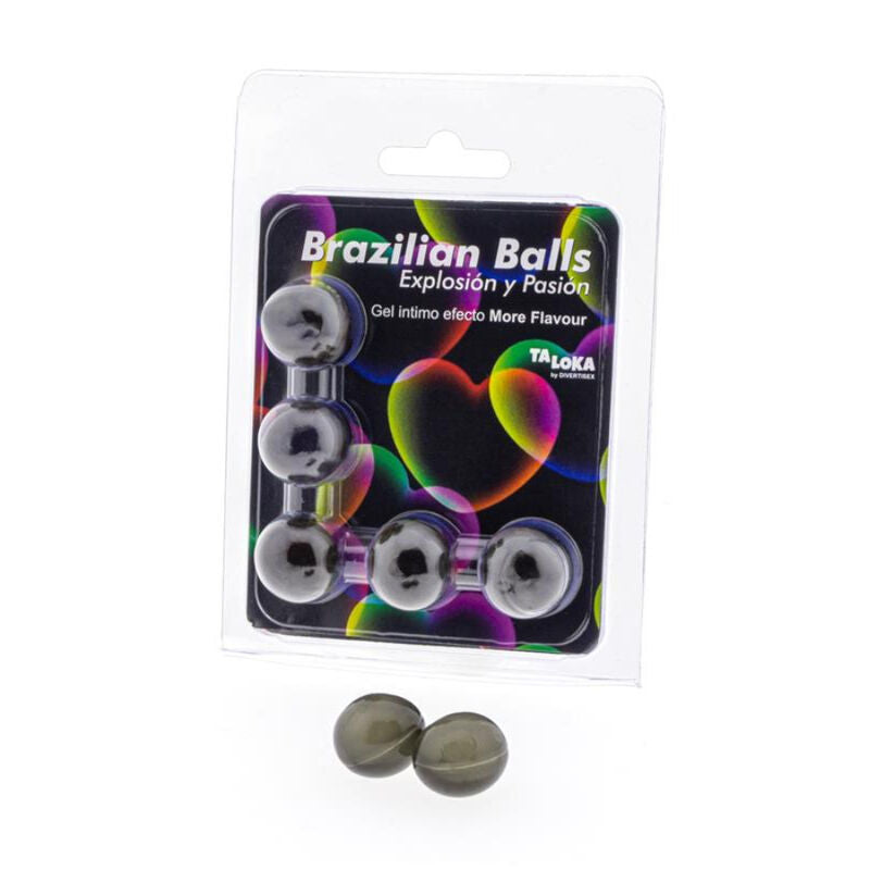 Taloka 5 Brazilian Balls More Flavour Effect Exciting Gel | Niks.fi verkkokauppa