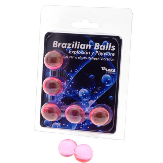Taloka 5 Brazilian Balls Refresh Vibrating Effect Exciting Gel | Niks.fi verkkokauppa
