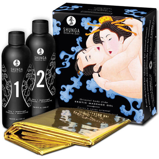 Shunga Oriental Body To Body Erotic Massage Gel With Exotic Fruits | Niks.fi verkkokauppa