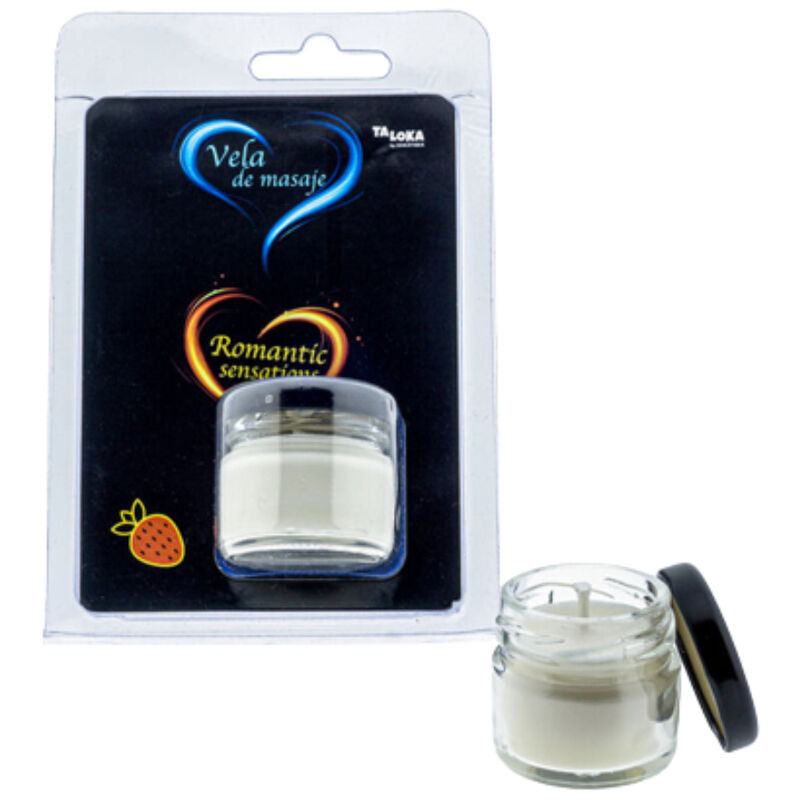 Taloka Strawberry Massage Candle | Niks.fi verkkokauppa