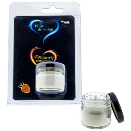 Taloka Strawberry Massage Candle | Niks.fi verkkokauppa