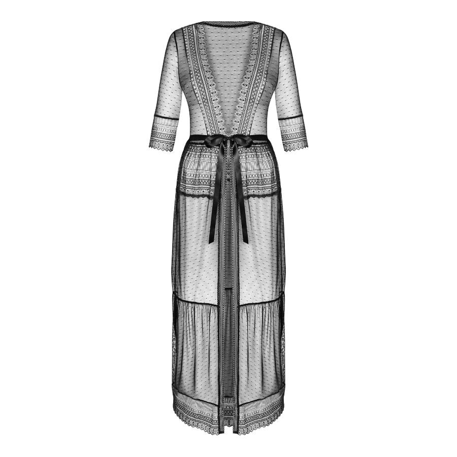 Obsessive Etiqua Peignoir Xs/S | Niks.fi verkkokauppa