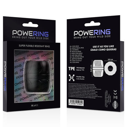 Powering Super Flexible And Resistant Penis Ring 5 Cm Pr11 Black | Niks.fi verkkokauppa