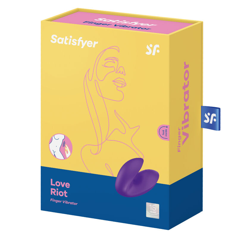 Satisfyer Love Riot Sormivibraattori - Purppura | Niks.fi verkkokauppa