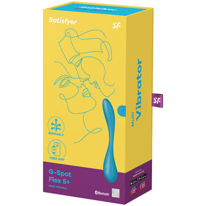 Satisfyer G-Spot Flex 5 Multi Vibrator Blue | Niks.fi verkkokauppa