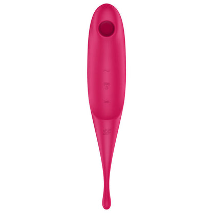 Satisfyer Twirling Pro Air Pulse Stimulator & Vibrator Red | Niks.fi verkkokauppa