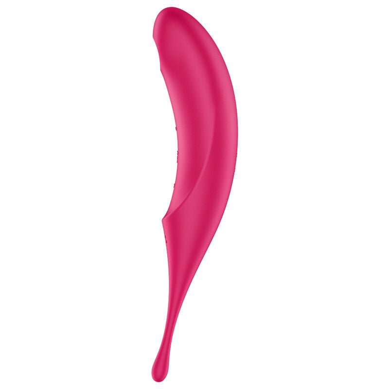 Satisfyer Twirling Pro Air Pulse Stimulator & Vibrator Red | Niks.fi verkkokauppa