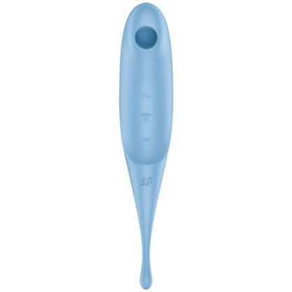 Satisfyer Twirling Pro Air Pulse Stimulator & Vibrator Blue | Niks.fi verkkokauppa