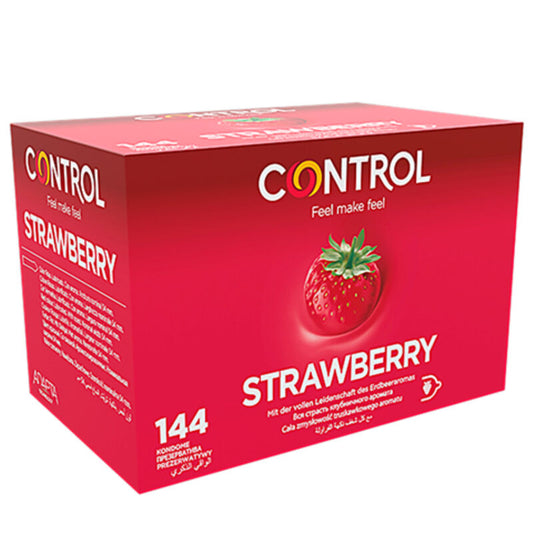 Control Adapta Strawberry Condoms 144 Units | Niks.fi verkkokauppa